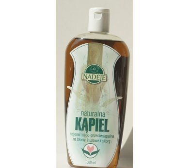 KĄPIEL naturalna-regenerująco-przeciwzapalna na błony śluzowe i skórę 500ml